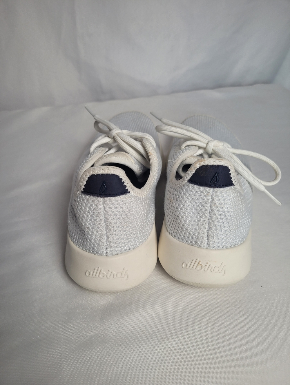 Allbirds Women Tree Runners White Mesh Lace Up Sneakers Size 8 - Picture 5 of 9